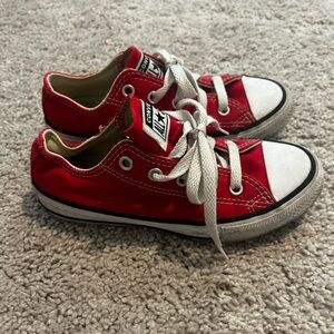 Kids Red Converse Size 13